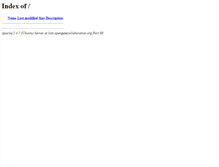 Tablet Screenshot of lists.opengatecollaboration.org